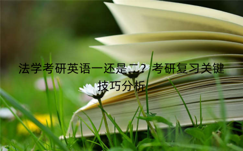 法学考研英语一还是二?考研复习关键技巧分析 法学考研英语一还是二?考研复习关键技巧分析