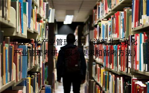 北大文化产业管理考研（详解北大文化产业管理考研的报考要求和备考方法）