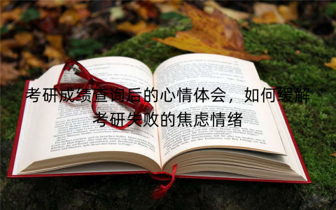 考研成绩查询后的心情体会,如何缓解考研失败的焦虑情绪 考研成绩查询后的心情体会,如何缓解考研失败的焦虑情绪