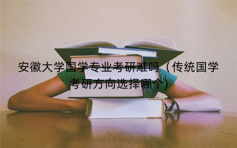 安徽大学国学专业考研难吗（传统国学考研方向选择哪个)