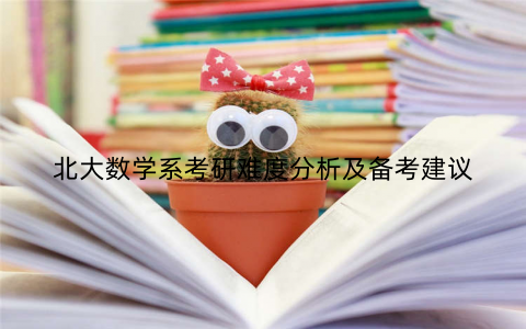 北大数学系考研难度分析及备考建议