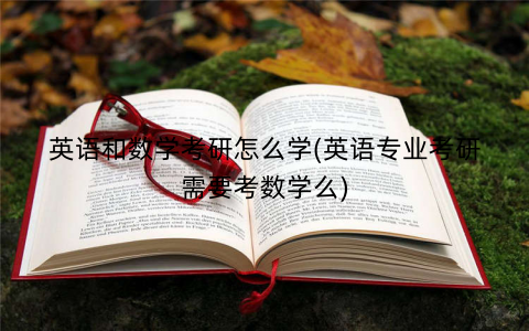 英语和数学考研怎么学(英语专业考研需要考数学么)